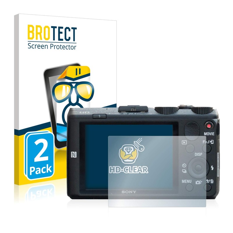 BROTECT Screen Protectors for Sony Cyber-Shot DSC-HX60 Ultra Clear (Pack