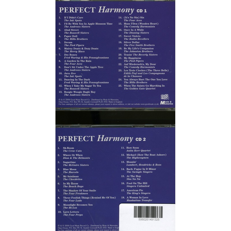 PERFECT HARMONY - VARIOUS