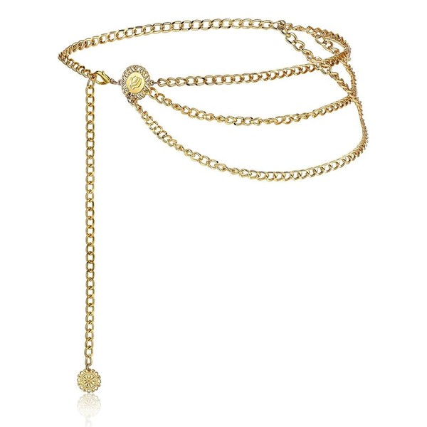 Xumann Waist Chain Pirate, Belly Chain Belts for Women, Multi