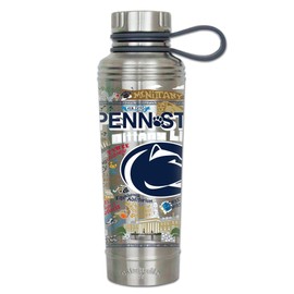 catstudio Penn State University Collegiate Stainless Steel Water Bottle | Triple Wall Insulation With Non Slip Bottom | Great For Running, Hiking, Sports, & Travel