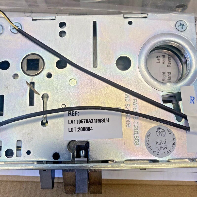 SALTO SATIN STAINLESS STEEL ELECTRONIC MORTISE DEADBOLT LOCK ~ LA1T0570A21IM8