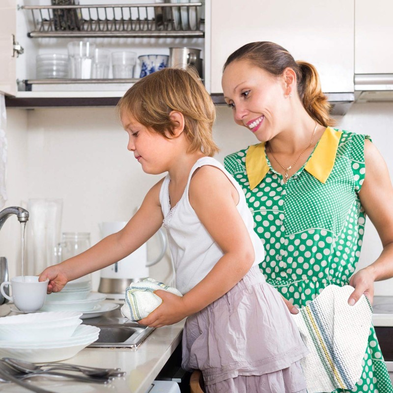 Bronwen Mathews® Dish Cloths Cleaning Hygiene 100% Cotton Antibacterial Absorbent