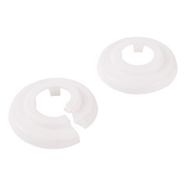 Sanitop-Wingenroth Rosette, 22 mm or 1/2-Inch Outer Diameter 55 mm – Set of 2 – White (Pack of 2), 19221 7