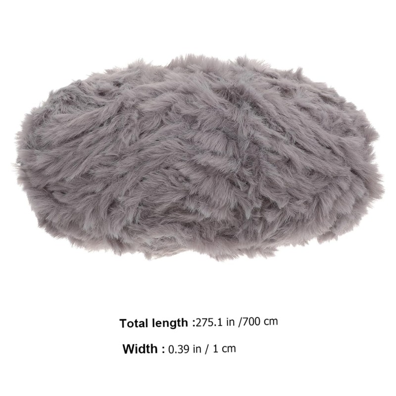 Hohopeti 1 Roll Acrylic Yarn Skin Friendly Hand Knitting Yarn