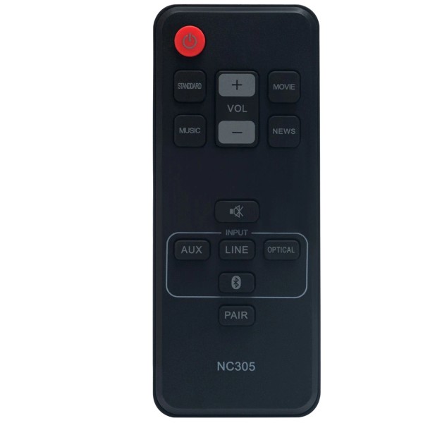 Unbranded/Generic NC305 NC305UH Replace Remote Control Fit for Sanyo Soundbar
