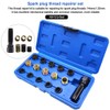 CALIDAKA Spark Plug Repair Kit 16Pcs Carbon Steel Spark Plug