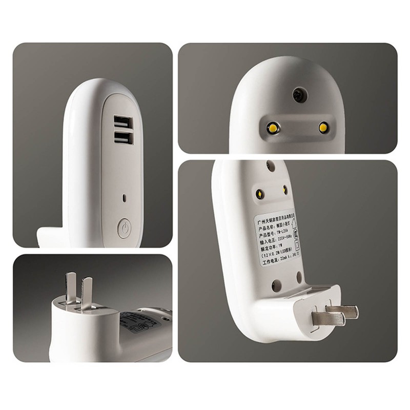 Night Lights Plug Into Wall LED Wall Bedside Lamp with