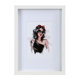 IDEAL TREND Brasil Wooden Picture Frame Picture Photo Frame Wall Decoration Collage Poster Colour: White Format: 15 x 20 cm