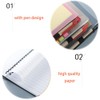 SEIWEI Spiral Notebook with Pen and Sticky Notes Double Loop