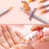 DHWEKU Pack of 2 Pencil Sharpener, Double Pencil Sharpener with