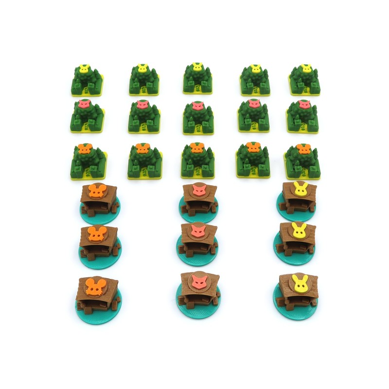 BGExpansions - All In Set for Root, 138 Pieces, High-Quality