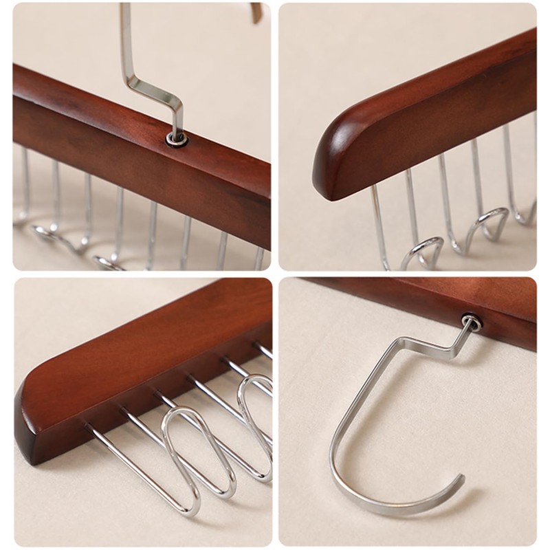 Tie Rack Tank Tops Hangers Bra Hanger with Upgraded 360°Rotating
