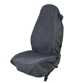 Car Seat Protector,Anti Sweat Car Seat Cover for Front Seats,Non-Slip Towel Seat Protector Auto Interior Accessories Universal Fit for Most Cars, Vans & SUVs (Gray)