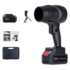 Compressed Air Dust Collector, 2025 Upgraded Mini Electric Air Dust Collector, Powerful Blower High Speed Fan, Rechargeable Cordless Leaf Blower for Keyboard Home Outdoor Dust Removal Rain & Snow