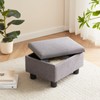 BAKSEA Small Foot Stool Under Desk Foot Stools Ottoman Footstool