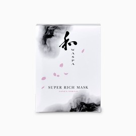 WASPA Super Rich Mask, Pack of 5 (0.9 fl oz (25 ml) x 5 Sheets)