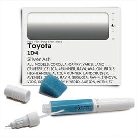 Genuine Colors Paint Pen Silver Ash 1D4 for Toyota Silver Corolla Camry Yaris Land Cruiser Celica 4RUNNER RAV4 AVALON PRIUS HIGHLANDER ALTIS 4 RUNNER LANDCRUISER AVENSIS TUNDRA RAV SEQUOIA RAV-4 INNOV