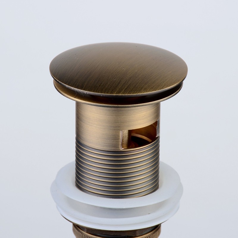 Pop Up Drain Stopper with Overflow, Beelee Bathroom Vanity Vessel