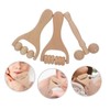 Beavorty Natural Wood Therapy Massager Roller Essential Face Eye Skincare