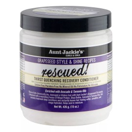 House Of Cheatham Aunt Jackie's Grapeseed Style and Shine Recipes Rescued Thirst Quenching Hair...