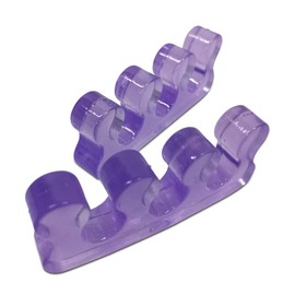 NGT new guide steps Yoga Toes Blue Toe Stretcher & Toe Separator Stop Foot Pain and Boost Athletic Performance (Purple)