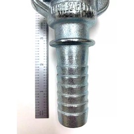 Unbranded 1" BARBED UNIVERSAL COUPLER FITTING WATER COUPLER ZINC W/ COTTER PIN
