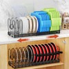 Housolution 2 Pack Pot and Pan Organizer with 14 Adjustable