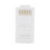 100Pcs TF2005A 8P8C RJ45 Connector CAT6 Unshielded Ethernet Crystal Head