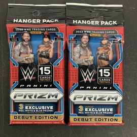 2022 WWE Panini Prizm Debut Edition: (2) Hanger Packs lot  FACTORY SEALED