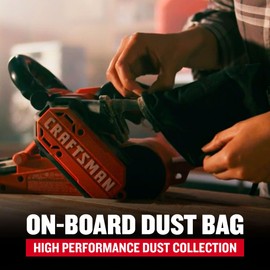 CRAFTSMAN Electric 7 Amp Belt Sander, 3-in. x 21-in., Corded (CMEW213)