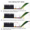 Self-Fanning Eyelashes, .03 .05 .07.10, Easy Fan Lashes for Volume