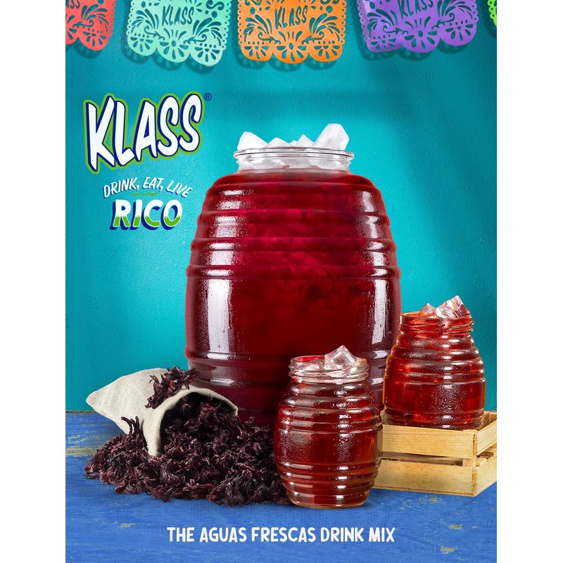 Klass Aguas Frescas |Drink Mix Hibiscus | Flavors From Natural