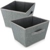 com-four® 2 x Storage Boxes - Foldable Box for Storage