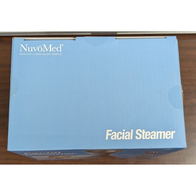 NUVOMED SPA SERIES FACIAL STEAMER NATURAL MOISTURIZER BLUE NEW IN