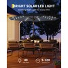 GarveeLife 10 Ft Patio Umbrella with Solar Lights, 8 Ribs