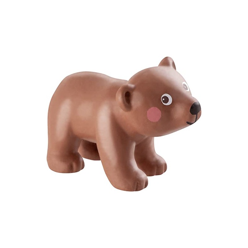 HABA Little Friends Brown Bear Cub - Chunky Plastic Forest