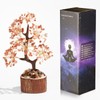 GUJOXILA Carnelian Crystal Tree Healing Crystals Gift for Women Red