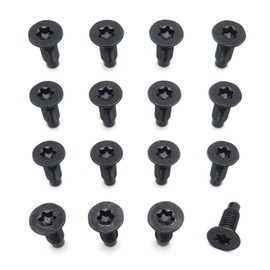 SMT- 16 PCs Windshield Frame/Hinge Torx Screws Compatible With 1976-2006 Jeep Wrangler CJ YJ TJ [P/N: TGHD-BOT-J-W016-BK]