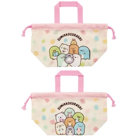Skater KB7-A Children's Bento Drawstring Bag, Sumikko Gurashi, Mogura House, Made in Japan