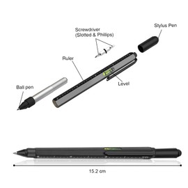 hongred Mens Gifts stocking stuffers for men 2PCS 10 in 1 Multitool Pens Fathers Day Dad Gifts Office Gifts for Coworkers Gadgets for Men Valentines Day Gifts for Him Christmas Gifts for Men, Women