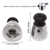 "Honbay 2PCS Universal Pressure Cooker Jigger Valve, 80KPA"