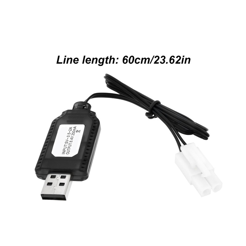 OTOTEC 8.4V NiMH/NiCd Battery Charger Cable with Standard 2P Plug