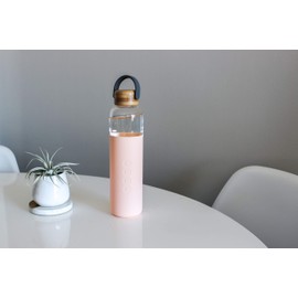 Full Circle Home 25 oz. Glass Water Bottle - Blush