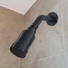 Regadera Aumentadora de Presión Para Agua Alcalina (Negro)