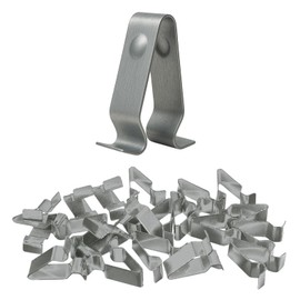 OTUAYAUTO 20 Stück Auto Innenverkleidung Metall Clips Kompatibel mit VW, Skoda, Verkleidung Befestigungsclips