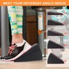 HUNKEN 3Pcs Slant Board Squat Wedge Calf Stretcher for Physical