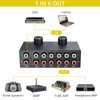 PROZOR PROZOR RCA Switch 6 x 1/1 x 6 Bi-Directional
