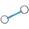 Acavallo Jumpe Alupro Snaffle Bit, 5.3-Inch, Titanium