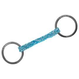Acavallo Jumpe Alupro Snaffle Bit, 5.3-Inch, Titanium