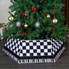 Poen Black and White Christmas Tree Collar 29 Inch McKenzie